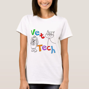 T-shirt Presentes da tecnologia do veterinário, técnico