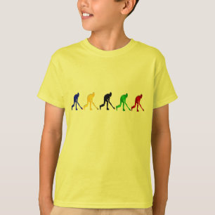 T-shirt Presentes da vara e da bola de hóquei em campo do