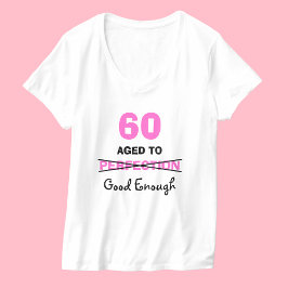 T-shirt Presentes de 60º aniversário para mulheres camiset