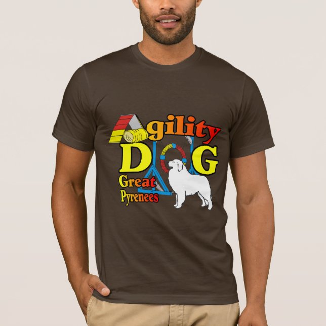 T-shirt Presentes de Agilidade dos Pirenéus excelentes (Frente)