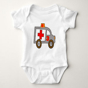 T-shirt Presentes de aniversário de 3 anos da ambulância