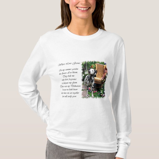 T-shirt Presentes de Arte Dalmáticos (Frente)