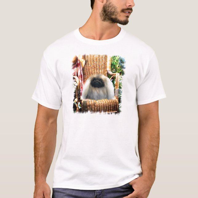 T-shirt Presentes de Arte Pekingeses (Frente)