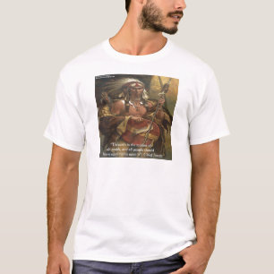 T-shirt Presentes de Cotações do Chefe Joseph e da Naturez
