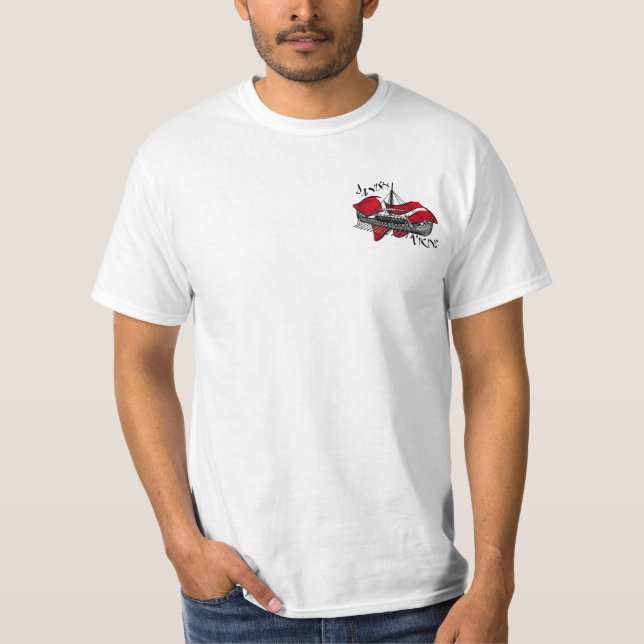 T-shirt Presentes de Dansk do navio de Viking Viking do (Frente)