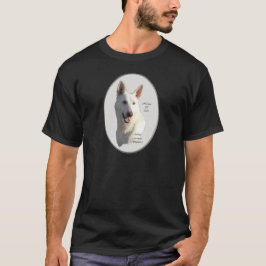 T-shirt Presentes de German shepherd Branco