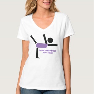 T-shirt Presentes de ginástica, personalização do executor