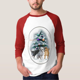 T-shirt Presentes de Natal Chihuahua