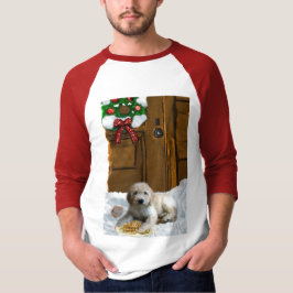 T-shirt Presentes de Natal de Goldendoodle