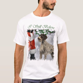 T-shirt Presentes de Natal do Ponteiro Alemão Wirehaired