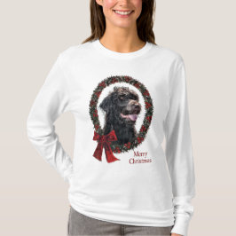 T-shirt Presentes de Natal Labradoodle