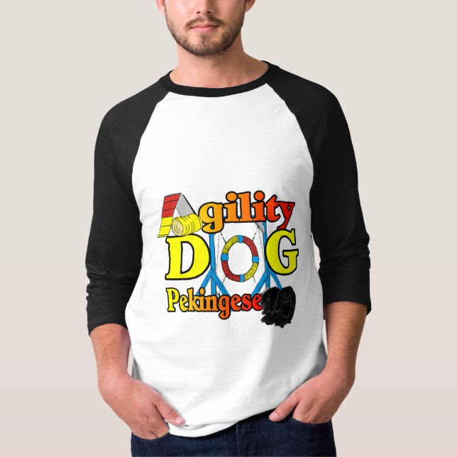T-shirt Presentes de Pekingese_Agilidade (Frente)