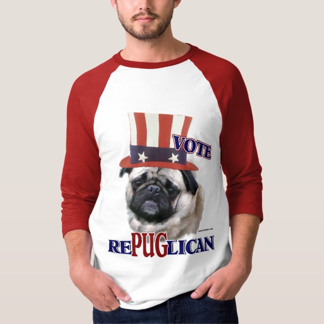 T-shirt Presentes de Pug Lovers (Frente)