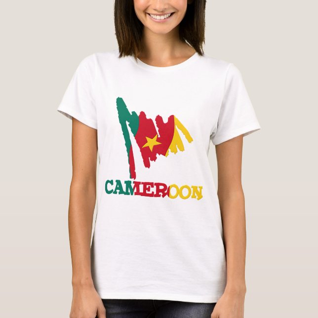 T-shirt Presentes de República dos Camarões (Frente)