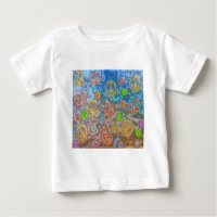 Presentes de Roupa de vida no oceano Pacífico retr