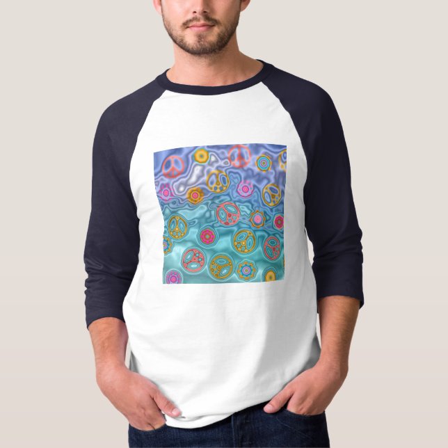 T-shirt Presentes de Roupas Ondas do Oceano Pacífico dos A (Frente)