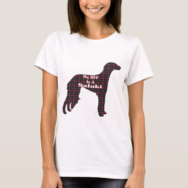 T-shirt Presentes de Saluki BFF (Frente)