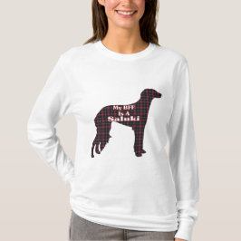 T-shirt Presentes de Saluki BFF