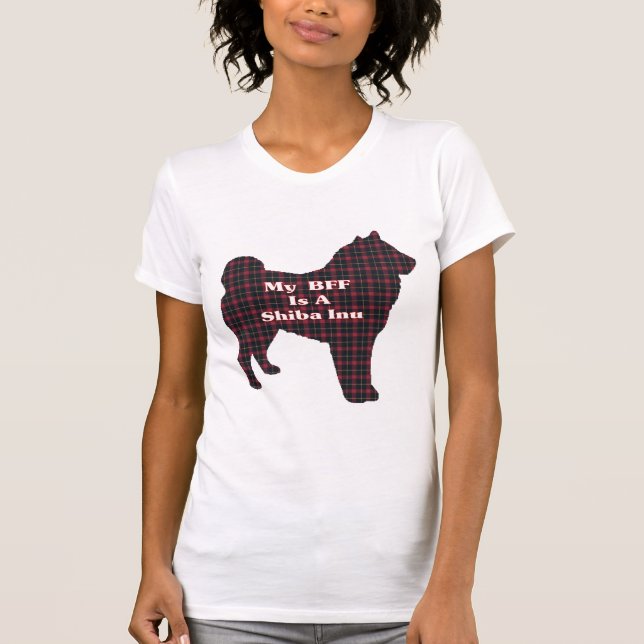 T-shirt Presentes de Shiba Inu BFF (Frente)