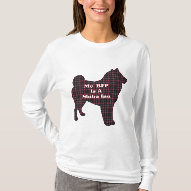 T-shirt Presentes de Shiba Inu BFF (Frente)