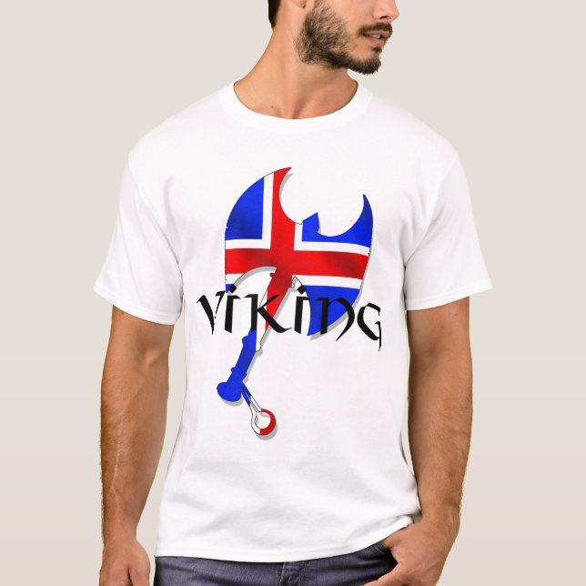 T-shirt Presentes de Viking do islandês para o worldwid (Frente)