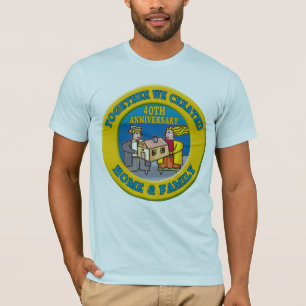 T-shirt Presentes do 40º aniversário de casamento
