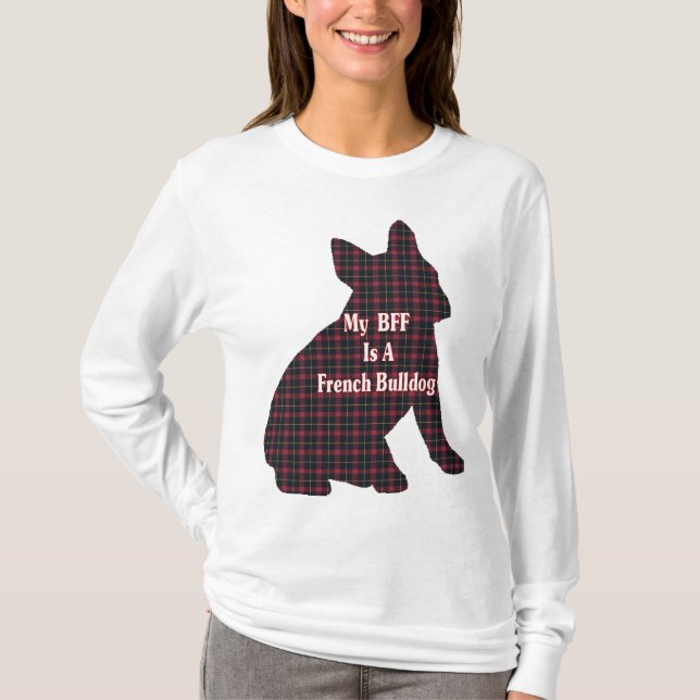 T-shirt Presentes do buldogue francês BFF (Frente)
