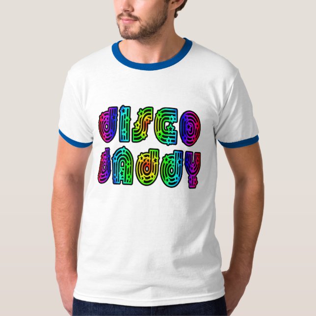 T-shirt Presentes do divertimento para pais: Pai do disco (Frente)