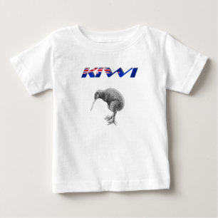 T-shirt Presentes do logotipo da bandeira de Nova Zelândi