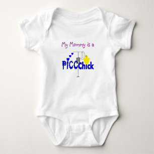 T-shirt Presentes do PINTINHO de PICC (LINHA ENFERMEIRA de