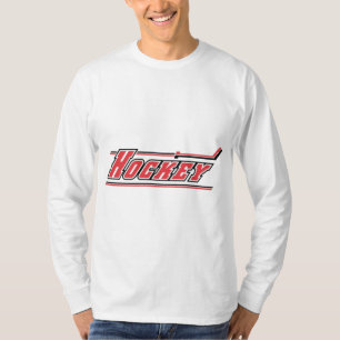 T-shirt Presentes dos esportes de inverno do hóquei em