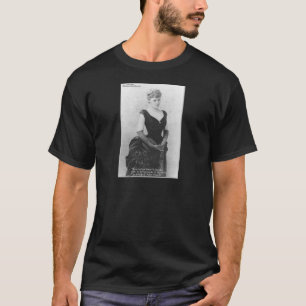T-shirt Presentes e Cartões de Citação de Edith Wharton "E