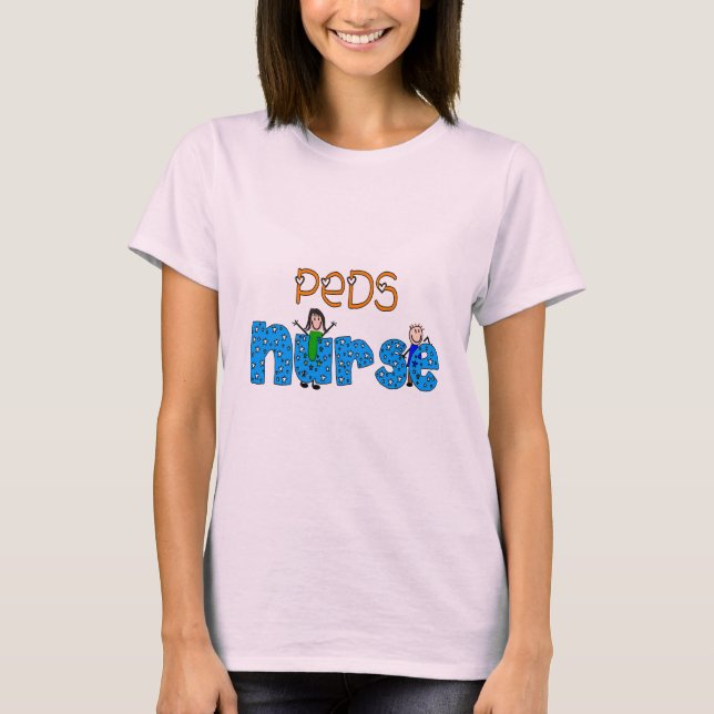 T-shirt Presentes pediatras da enfermeira (Frente)