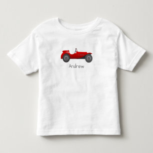 T-shirt Presentes Personalizados de Carro Clássico Vermelh