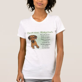 T-shirt Presentes Ridgeback da Rodésia