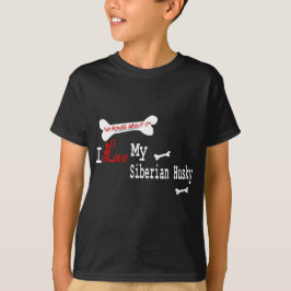 T-shirt Presentes Siberianos Husky