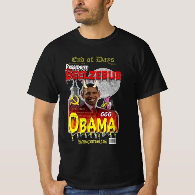 T-shirt Presidente Barack Hussein Obama (Frente)