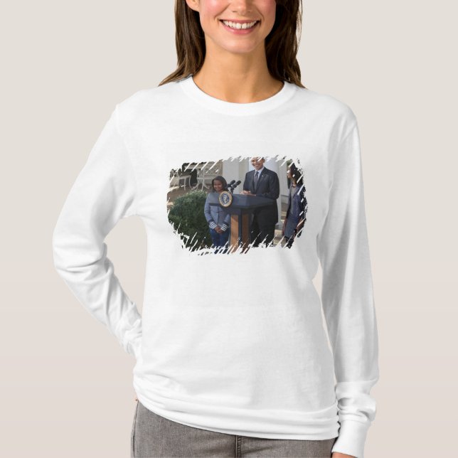 T-shirt Presidente Barack Obama perdoa o (Frente)