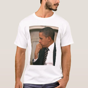 T-shirt Presidente Barack Obama se reúne com o Presidente