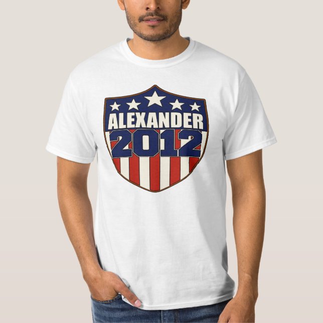 T-shirt Presidente de Stewart Alexander em 2012 (Frente)