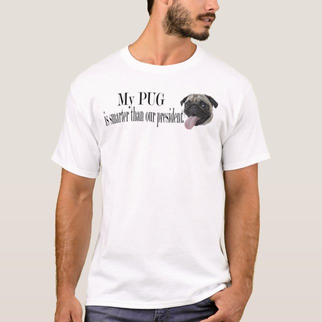 T-shirt Presidente do Pug (Frente)