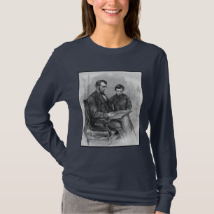 T-shirt Presidente Lincoln e seu filho