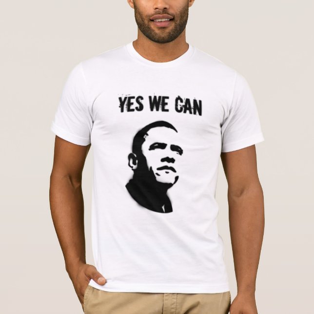 T-SHIRT PRESIDENTE OBAMA YWC-ONE VOZ DISCURSO (Frente)