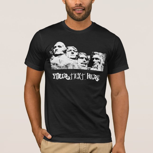 T-shirt Presidentes do Monte Rushmore (Frente)