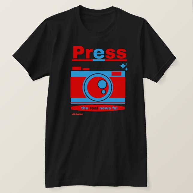 t-shirt "PRESS" (Frente do Design)