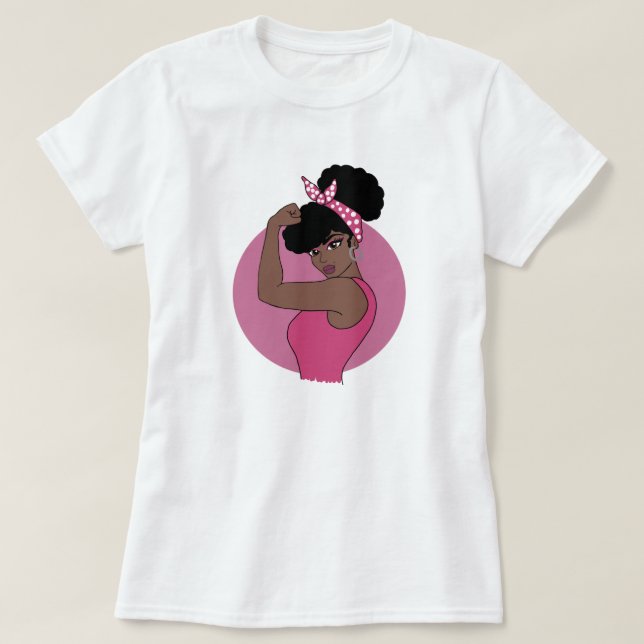 T-Shirt Preta Forte (Frente do Design)