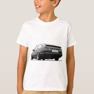 T-shirt Preto AE86 & branco