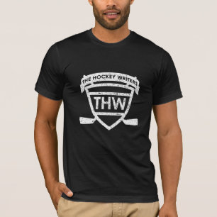 T-shirt preto, americano do roupa THW