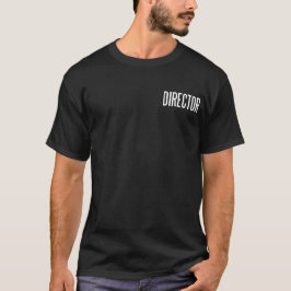 T-shirt Preto básico do diretor T.Shirt