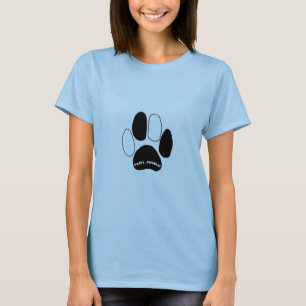 T-shirt preto & branco da pata